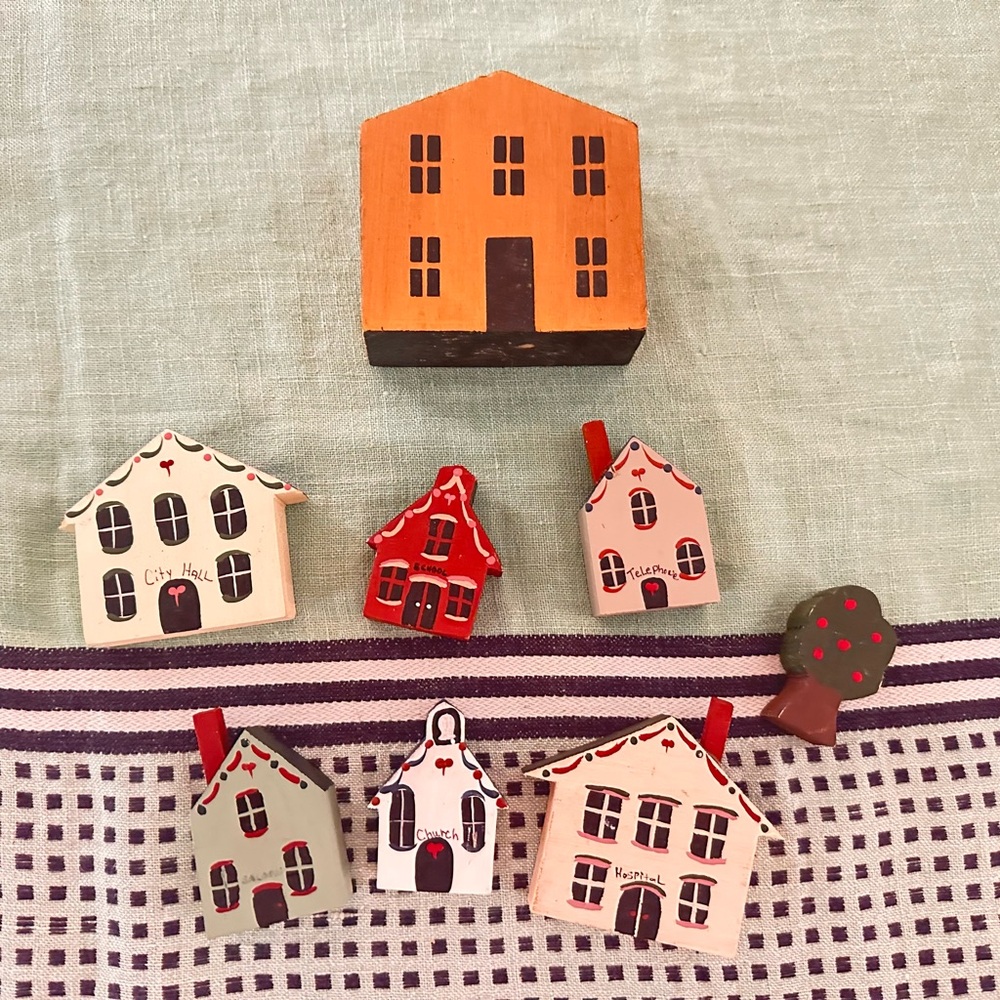 Wooden house decor